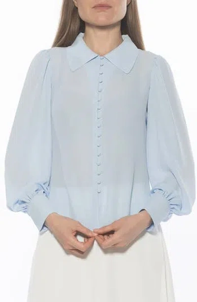Alexia Admor Rah Covered Button-down Top