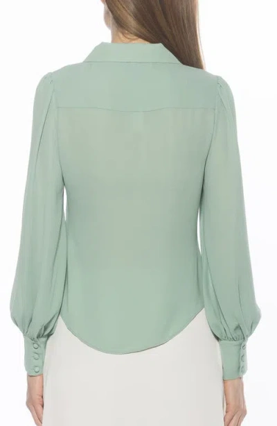 Alexia Admor Rah Covered Button-down Top