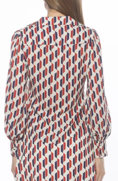 Alexia Admor Rah Covered Button-down Top