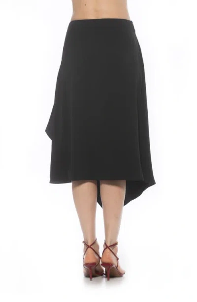 Alexia Admor Jess Asymmetric Midi Skirt