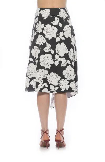 Alexia Admor Jess Asymmetric Midi Skirt