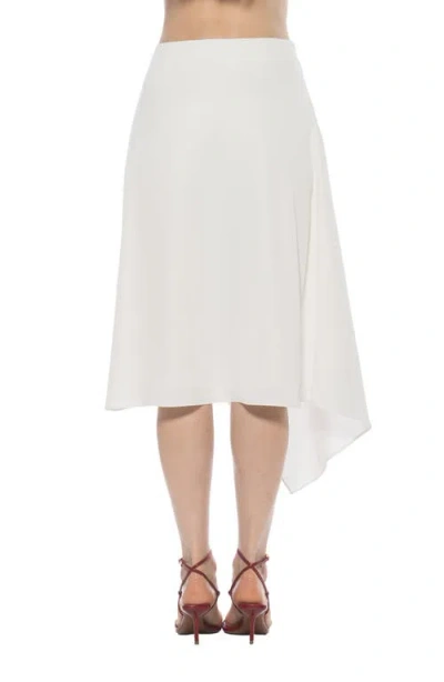 Alexia Admor Jess Asymmetric Midi Skirt