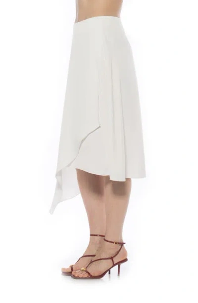 Alexia Admor Jess Asymmetric Midi Skirt