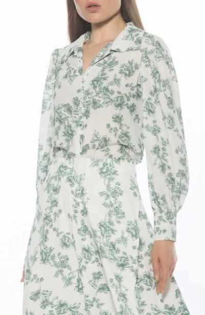 Alexia Admor Rah Covered Button-down Top