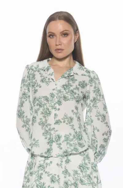Alexia Admor Rah Covered Button-down Top