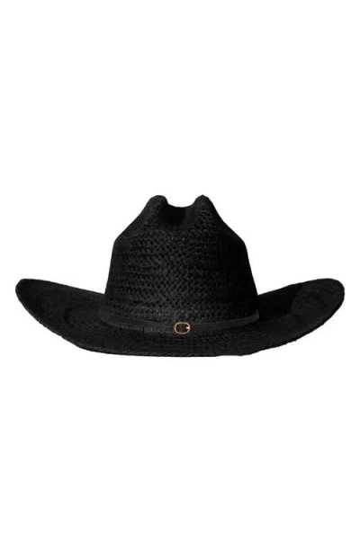 Janessa Leone Janessa Leoné Aiden Straw Cowboy Hat