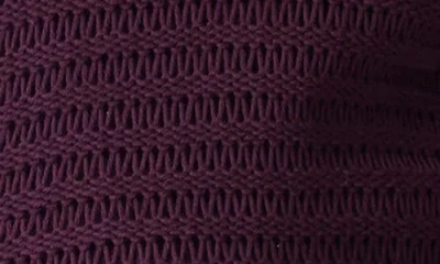 Eileen Fisher Crewneck Oversize Organic Cotton Sweater In Purple