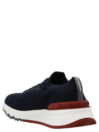 Brunello Cucinelli Sneakers With Mesh Panels