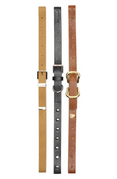 Steve Madden 3-piece Assorted Belts