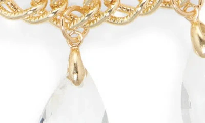 Tasha Crystal Charm Frontal Necklace