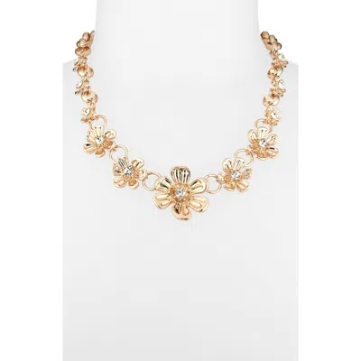 Tasha Crystal Flower Frontal Necklace