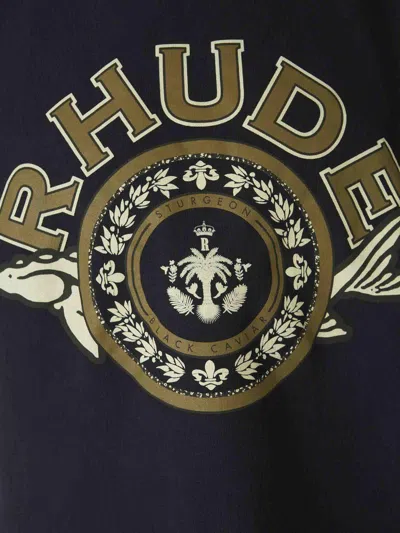 Rhude T-shirts And Polos In Black