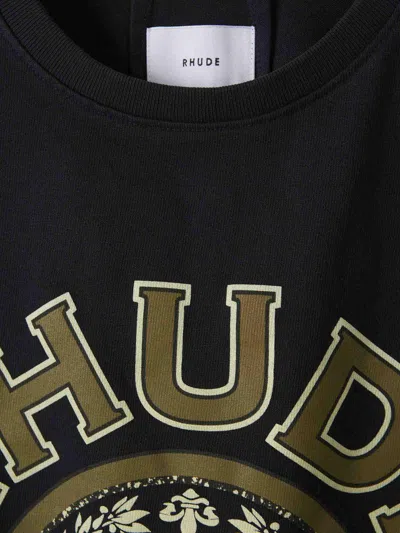 Rhude T-shirts And Polos In Black
