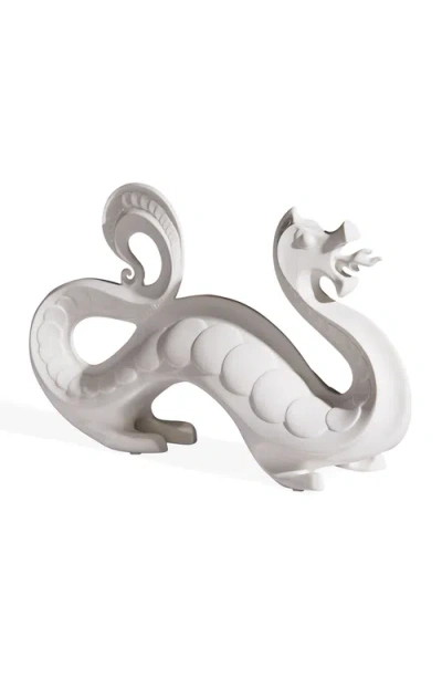 Jonathan Adler Dragon Objet Ceramic Sculpture In Gray