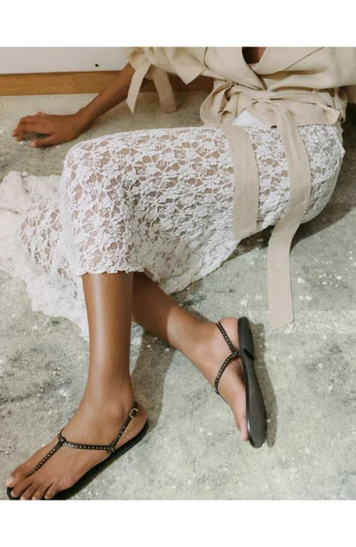 Mango Mini Stud Slingback Sandal
