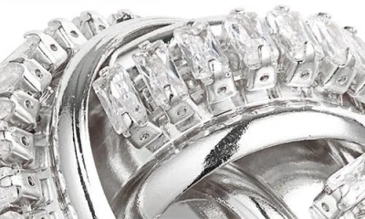 Tasha Crystal Knot Stud Earrings