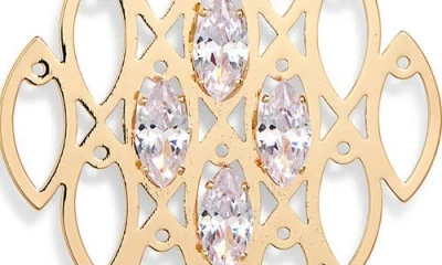 Tasha Open Work Kite Drop Earrings