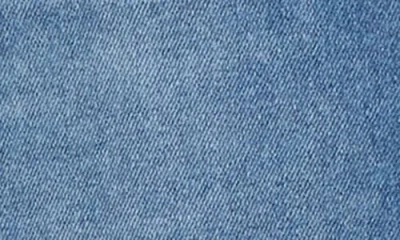 Good American Good Classic Exposed Button Raw Hem Ankle Straight Leg Jeans