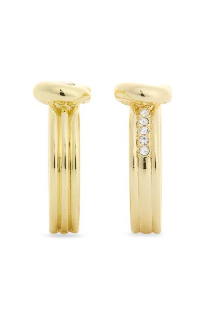 Covet Set Of 2 Crystal Tied Band Rings