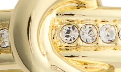 Covet Set Of 2 Crystal Tied Band Rings