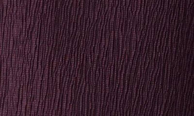 Eileen Fisher Crinkle Bateau Neck Top In Purple