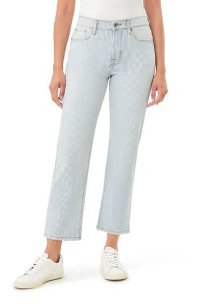 Kensie Straight Leg Jeans In Blue