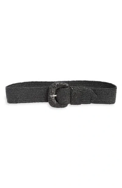 Vince Camuto Straw Wrap Belt