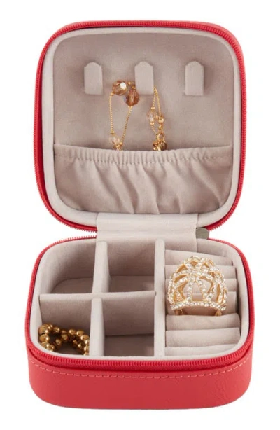 Bey-berk Small Leather Travel Jewelry Case