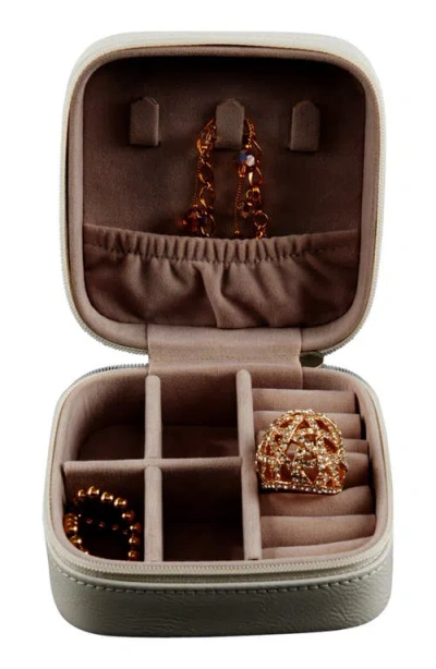 Bey-berk Small Leather Travel Jewelry Case