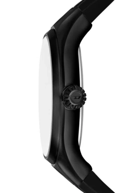 Diesel ® Streamline Silicone Strap Watch, 44mm