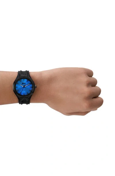 Diesel ® Streamline Silicone Strap Watch, 44mm