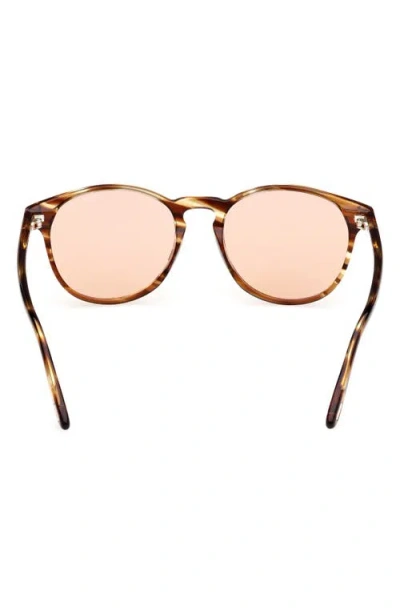 Tom Ford 53mm Round Sunglasses