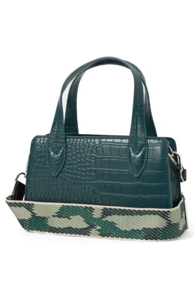 Urban Originals August Croc Embossed Vegan Leather Crossbody Bag