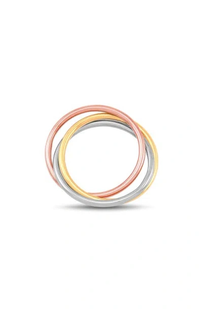 Frankie & Zoe 14k Gold Rolling Band Ring