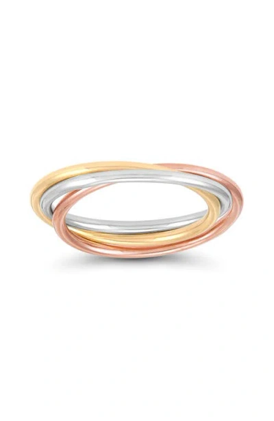 Frankie & Zoe 14k Gold Rolling Band Ring