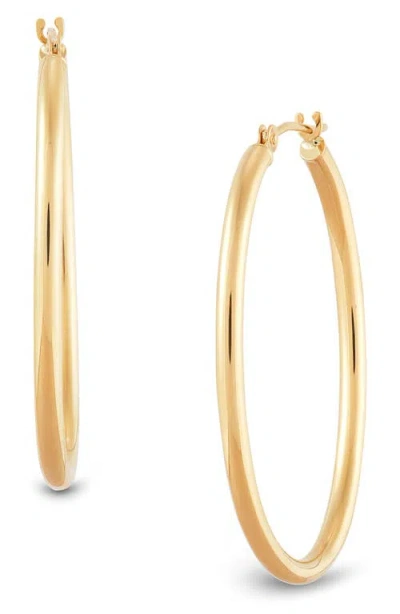 Frankie & Zoe Oval Tube Hoop Earrings