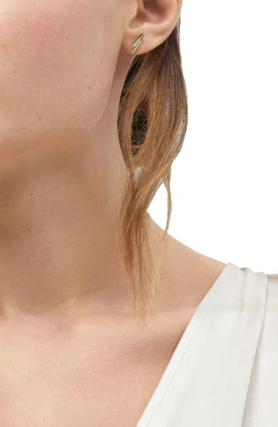 Frankie & Zoe Double Bar Stud Earrings