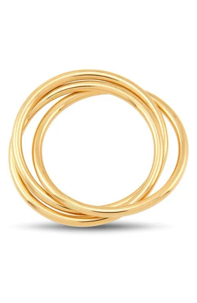 Frankie & Zoe 14k Gold Rolling Band Ring