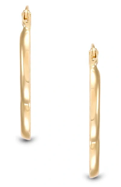 Frankie & Zoe Heart Tube Hoop Earrings