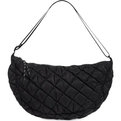 Urban Expressions Handbags Half Moon Quilted Shoulder Bag
