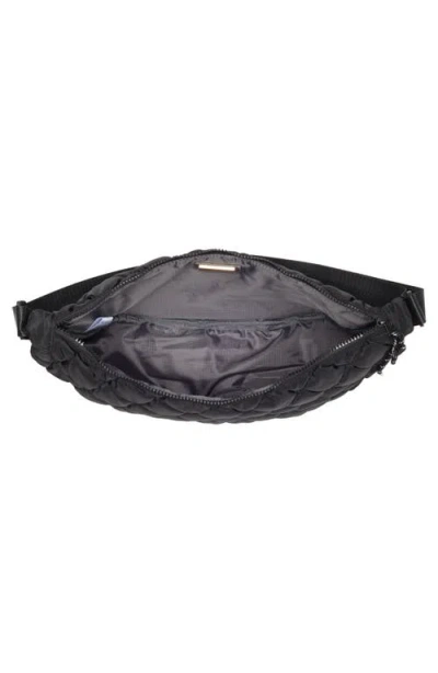 Urban Expressions Handbags Half Moon Quilted Shoulder Bag