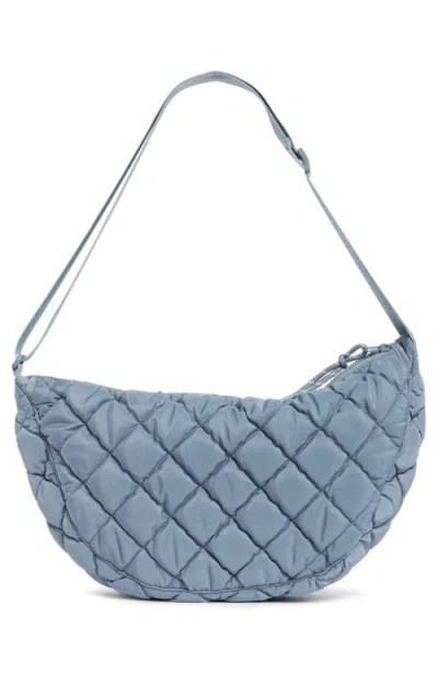 Urban Expressions Handbags Half Moon Quilted Shoulder Bag