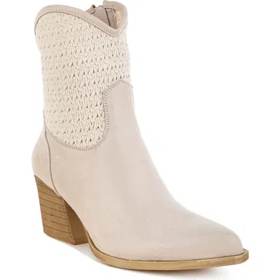 London Rag Bimmy Crochet Trim Western Bootie