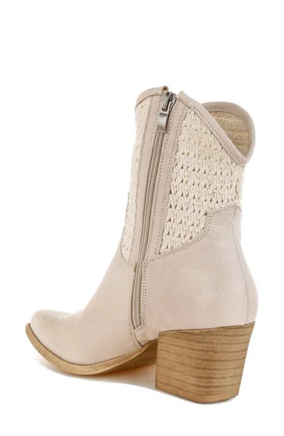 London Rag Bimmy Crochet Trim Western Bootie