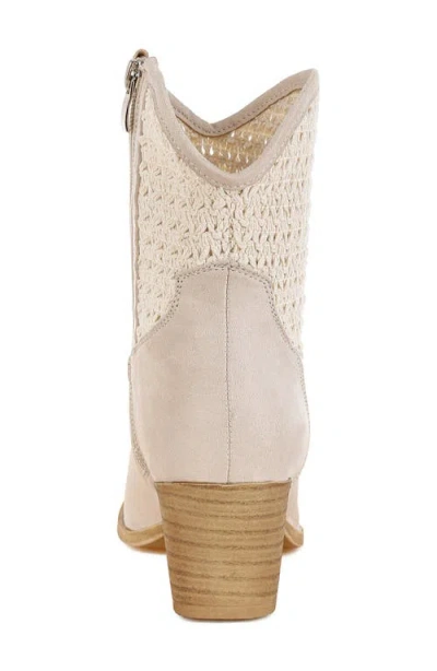 London Rag Bimmy Crochet Trim Western Bootie