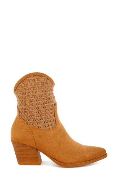 London Rag Bimmy Crochet Trim Western Bootie