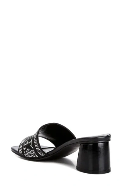 London Rag Studio 55 Rhinestone Embellished Slide Sandal