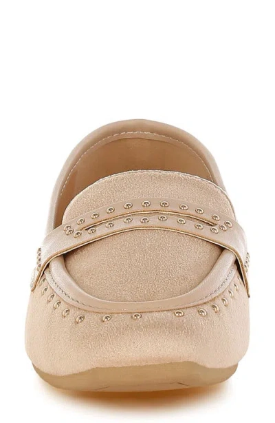 London Rag Lumina Penny Strap Studded Loafer
