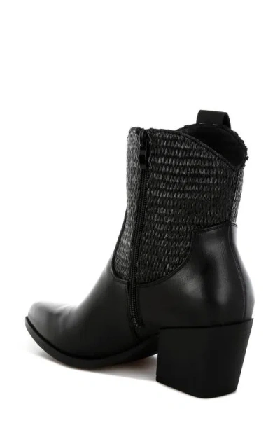London Rag Big Mood Raffia Western Boot
