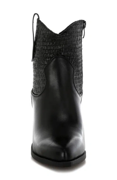 London Rag Big Mood Raffia Western Boot